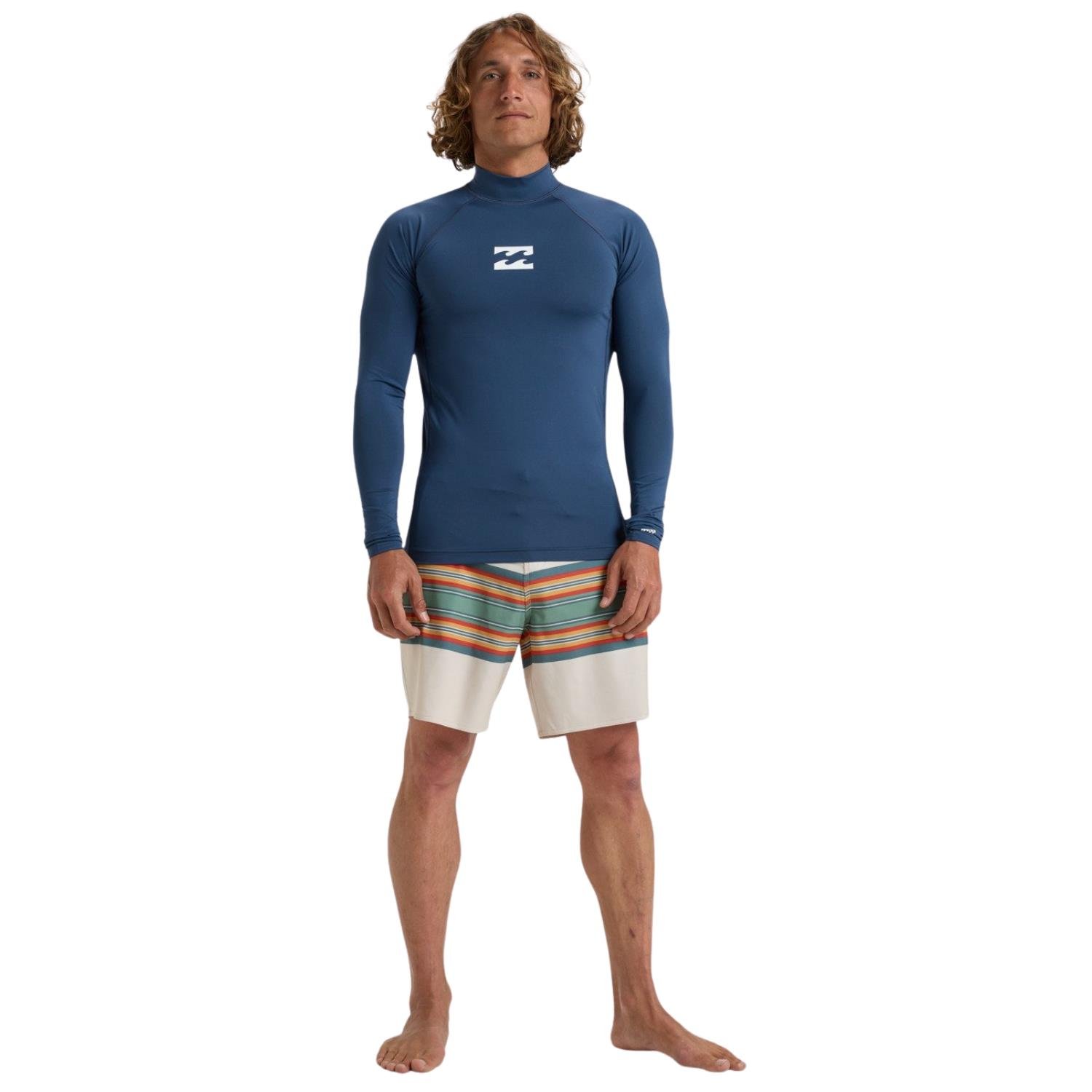 Billabong Waves All Day Ls Erkek Likra Uzun Kol T-shirt - EBYWR00102