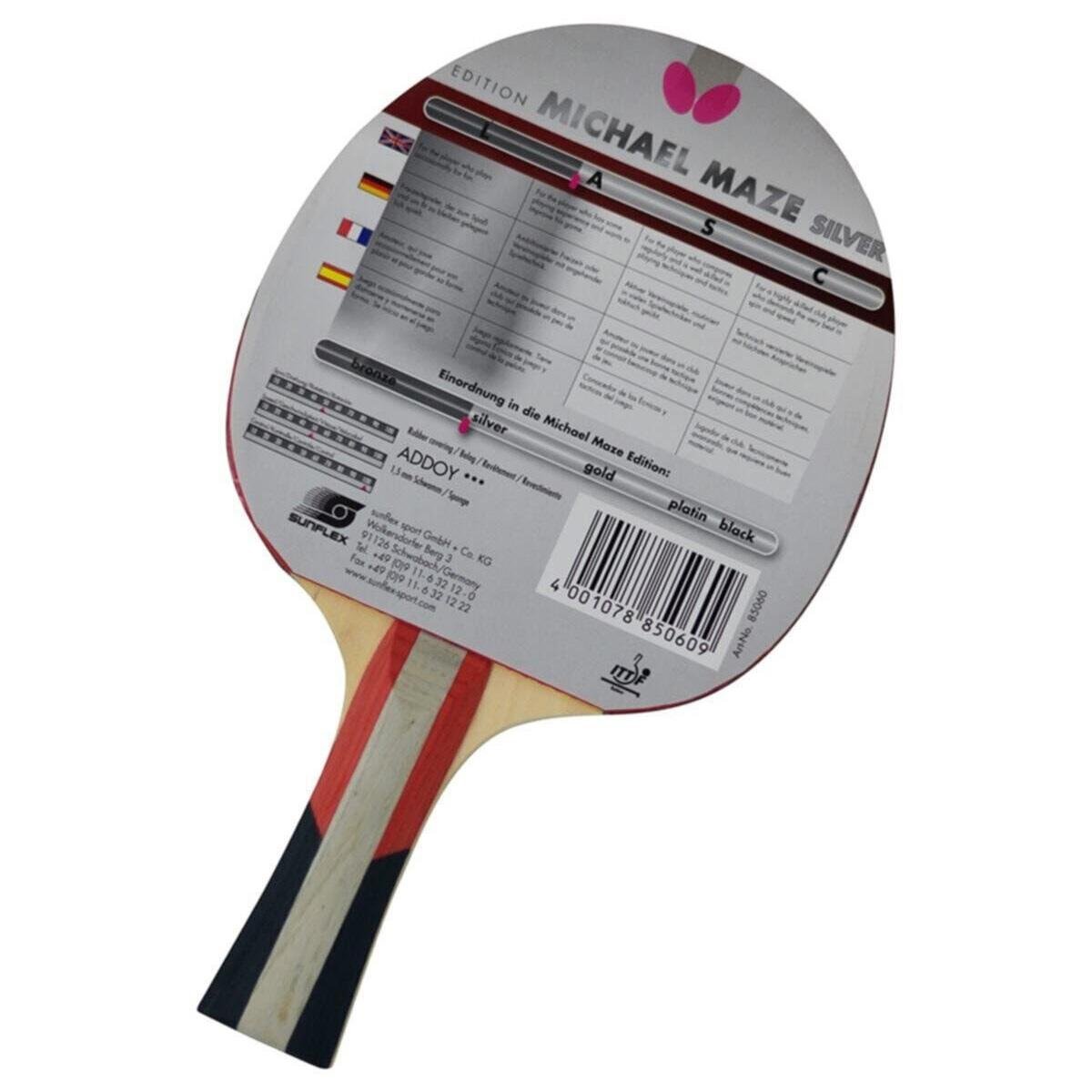 Butterfly Michael Maze Silver Masa Tenisi Raketi