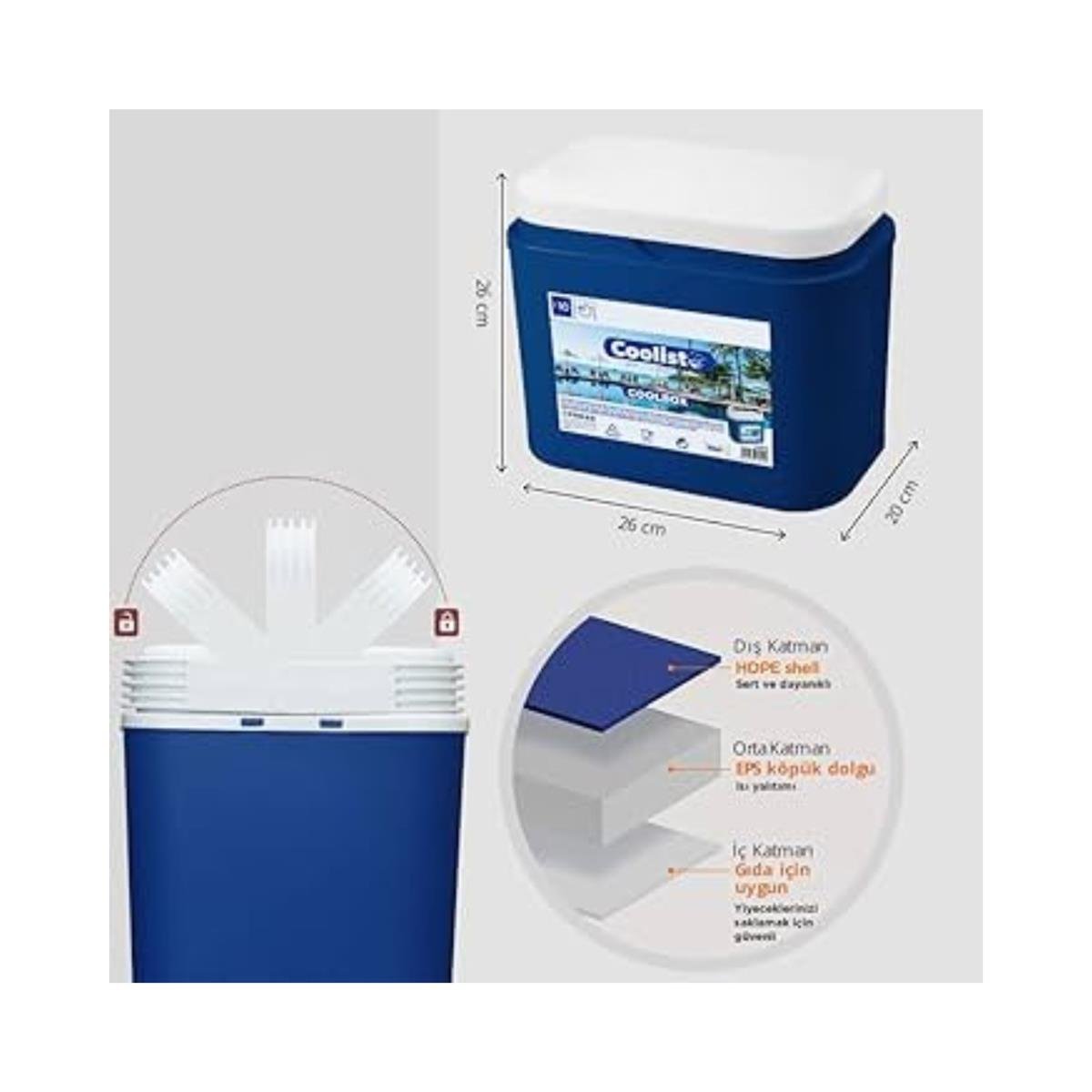 Coolist CLB10 10 Litre Buzluk - B0B25RS93F