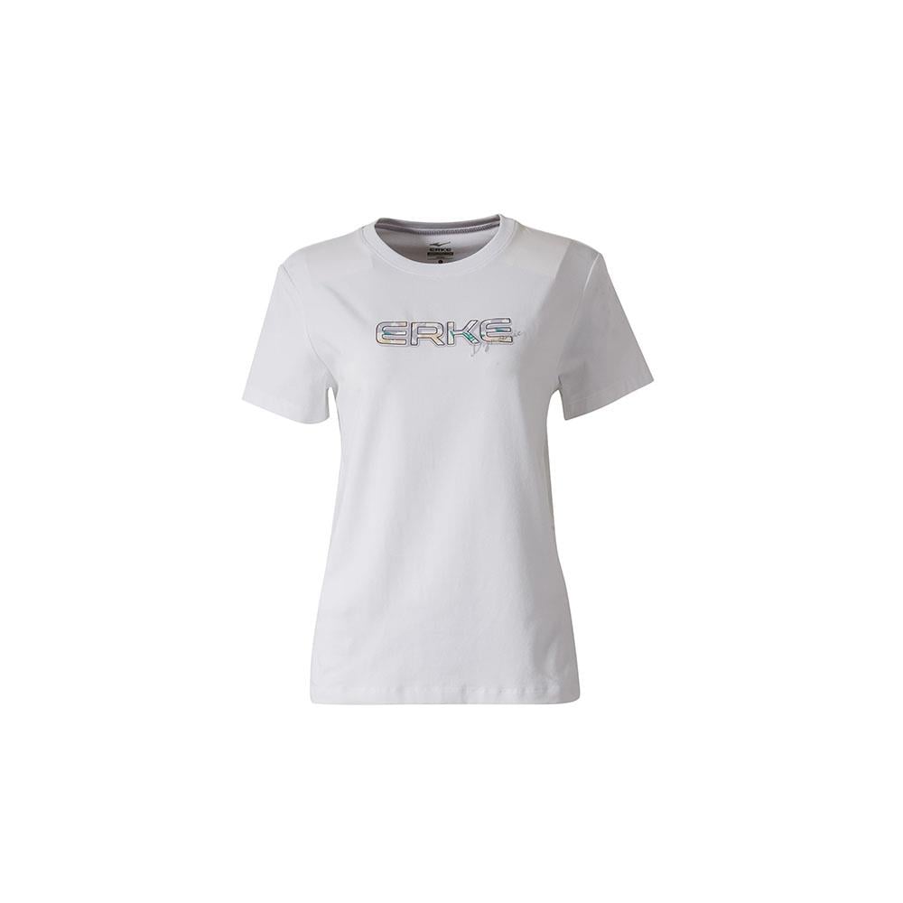 Erke Kadın Kadın Bisiklet Yaka T-Shirt