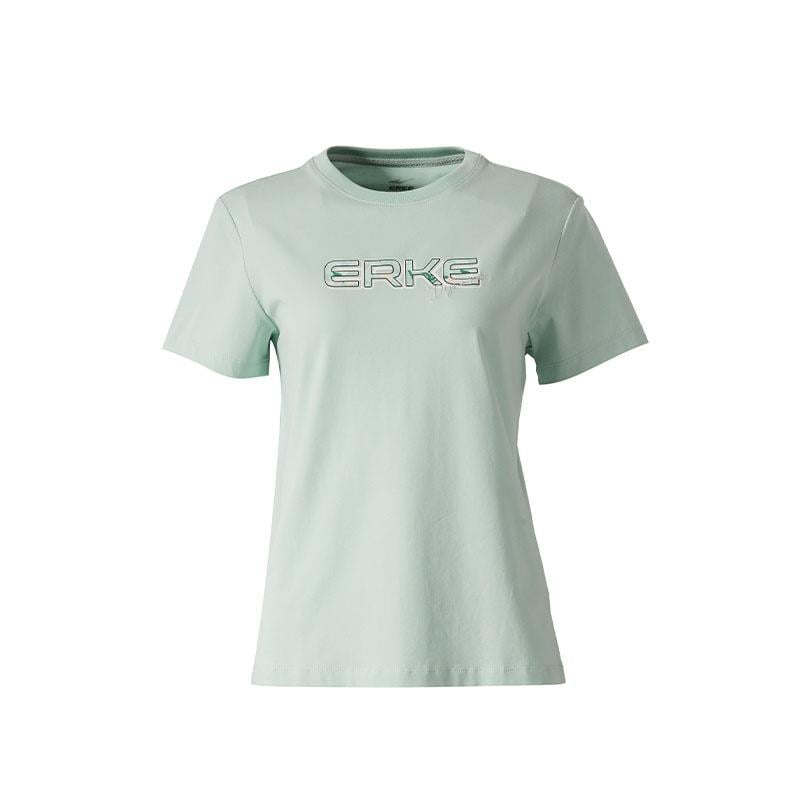 Erke Kadın Kadın Bisiklet Yaka T-Shirt