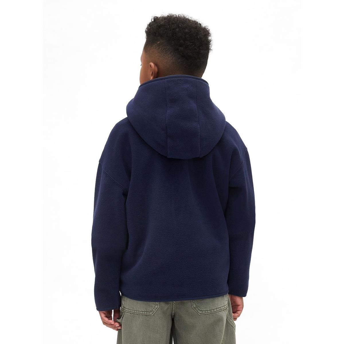 Gap Erkek Çocuk VintageSoft Gap Logo Fermuarlı Sweatshirt - 801449