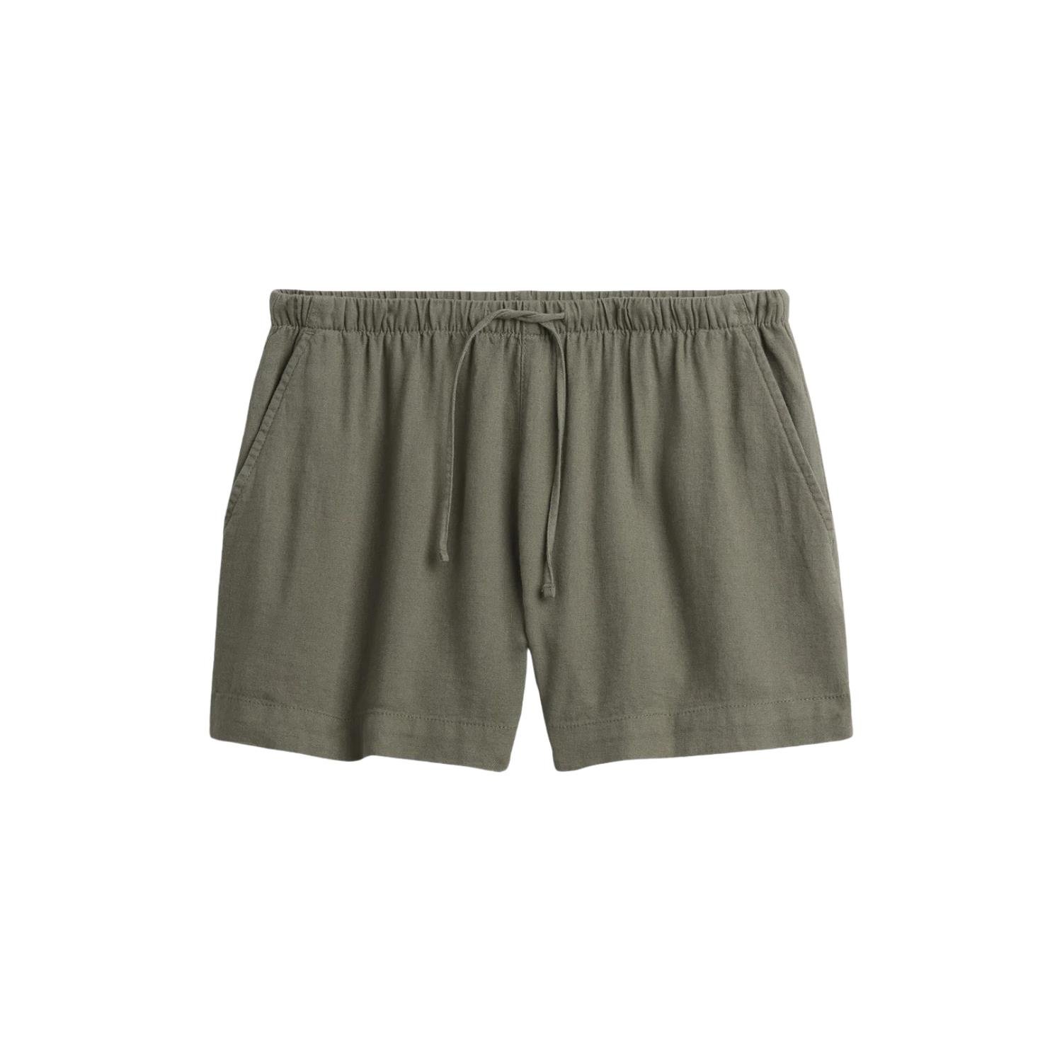 Gap High Rise Pull-On Keten Şort - 884125