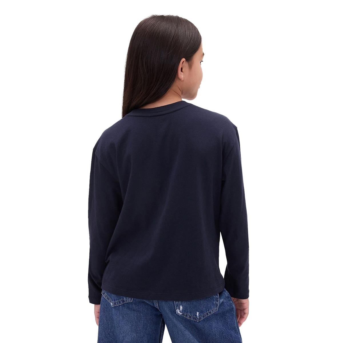 Gap Kız Çocuk Relaxed Grafik Logo T-Shirt -817650
