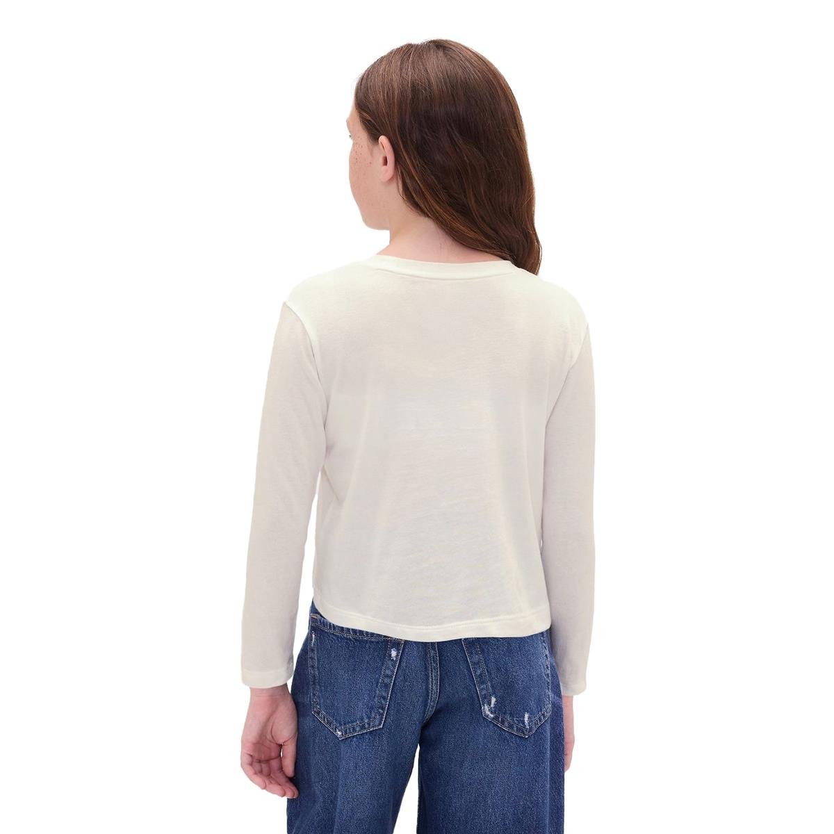 Gap Kız Çocuk Relaxed Grafik Logo T-Shirt -817650