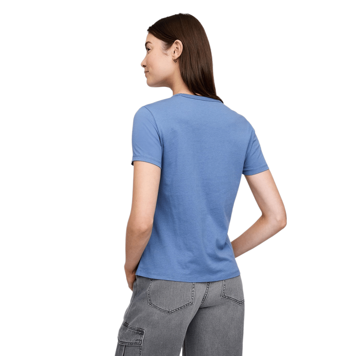 Gap Logo Bisiklet Yaka Grafik T-Shirt - 723653