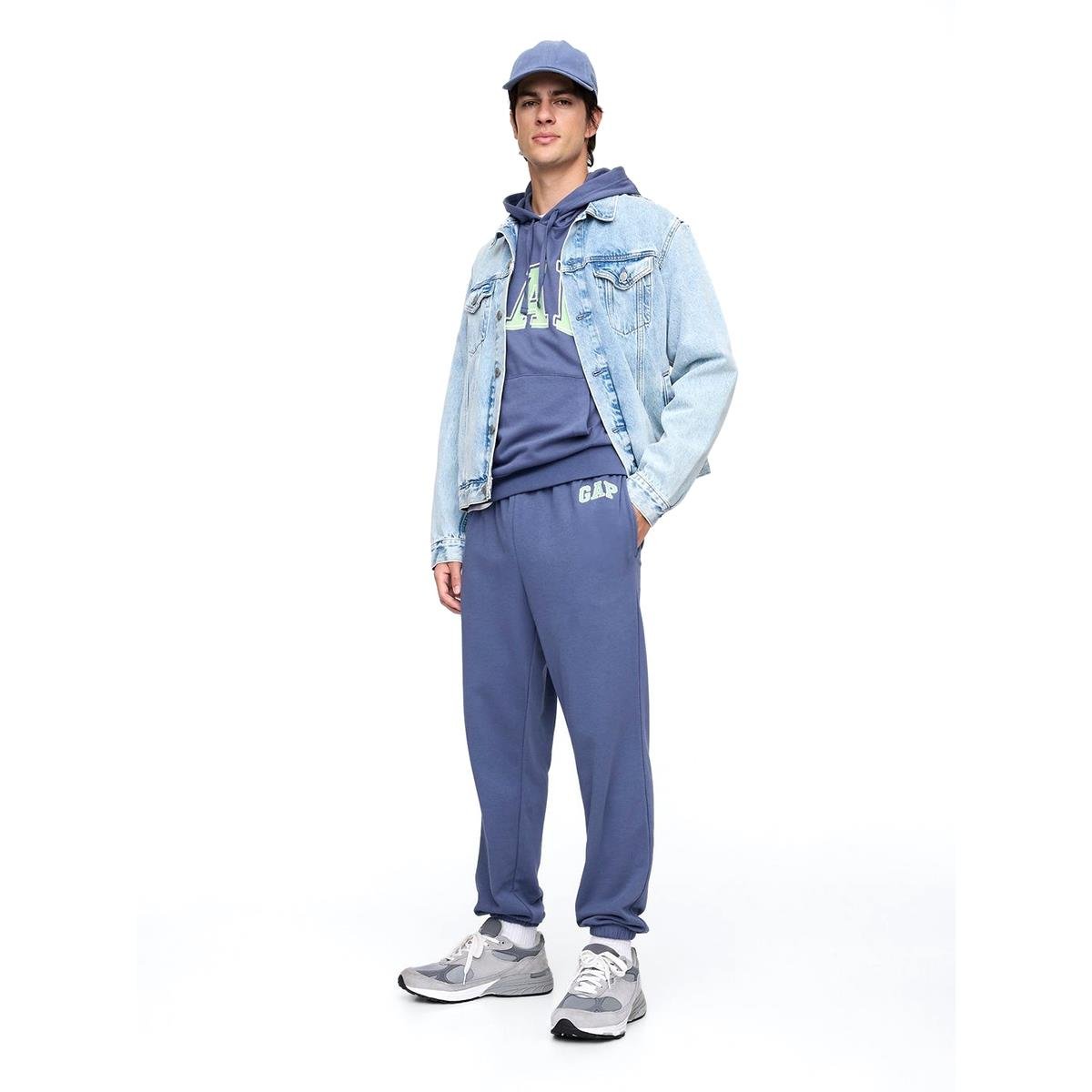 Gap Logo Fransız Havlu Kumaş Jogger Eşofman Altı - 707924