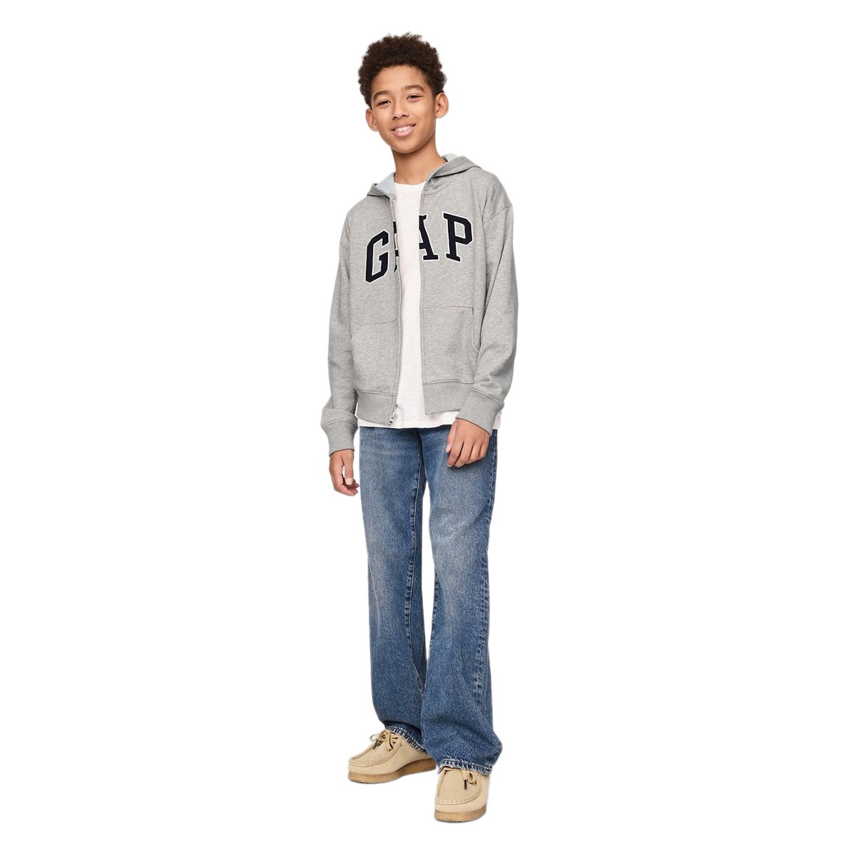 Gap Logo Relaxed Fermuarlı Sweatshirt - 743966