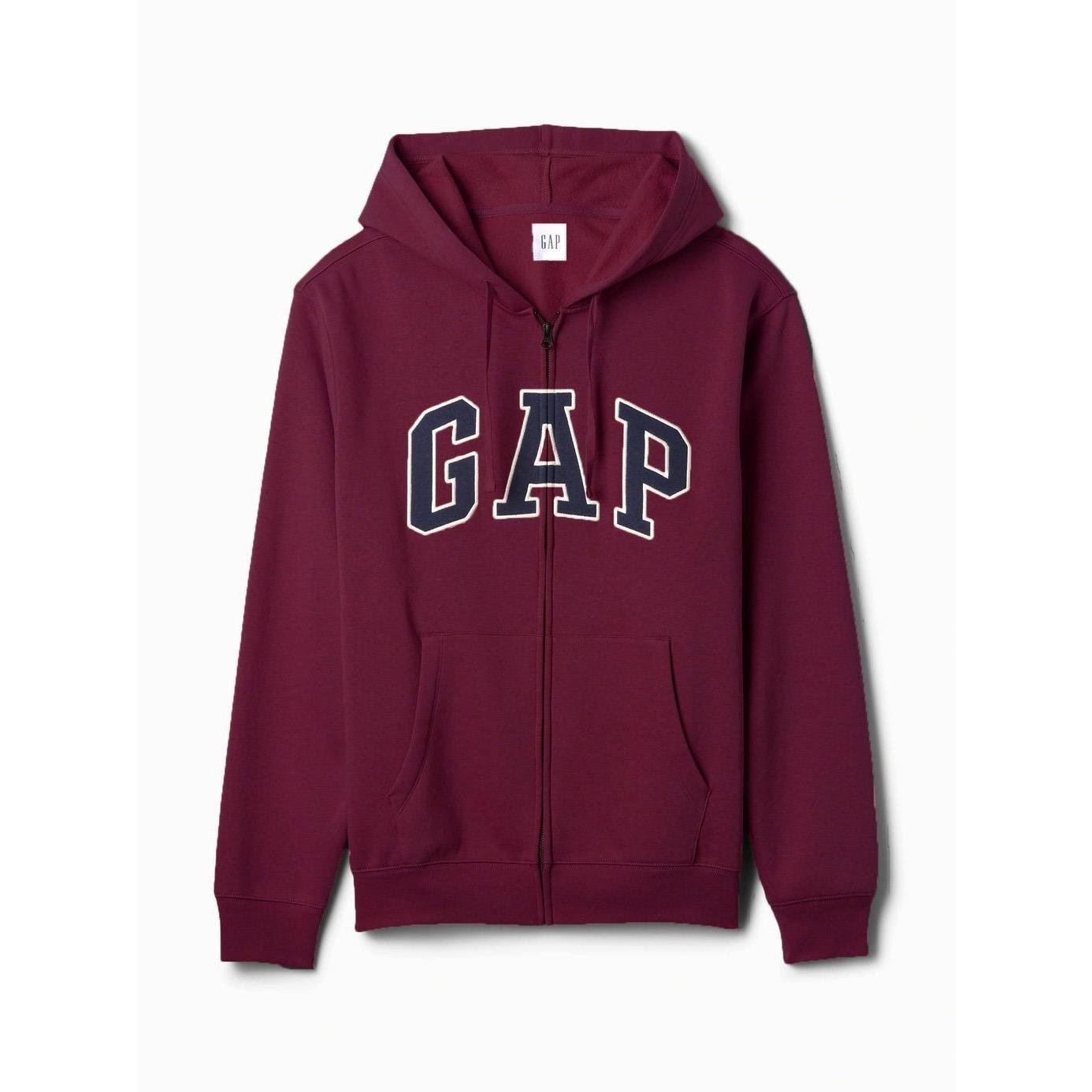 Gap Logo Relaxed Fleece Fermuarlı Sweatshirt - 674144