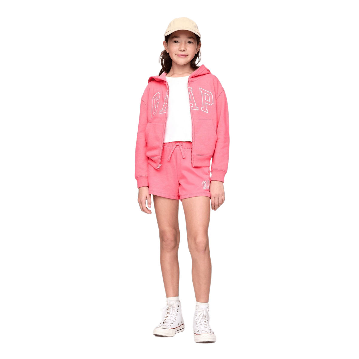 Gap Relaxed Gap Logo Fermuarlı Sweatshirt -  746744