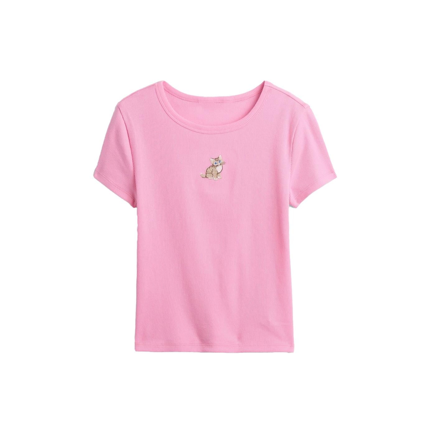 Gap V-Sp Ss Rib Tee T-shirt - 886663