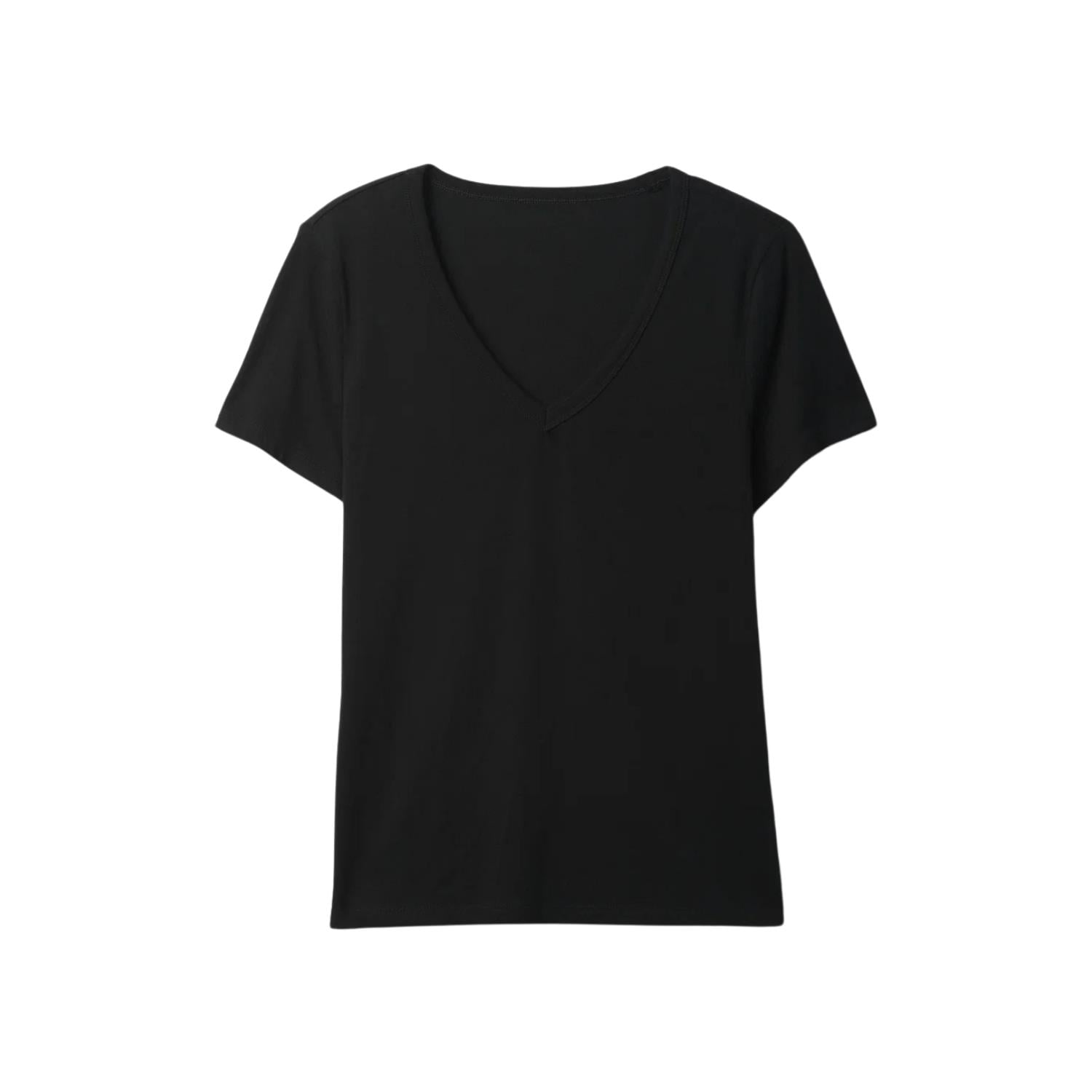 Gap V-Ss Fav V Solid Kadın T-shirt - 723631