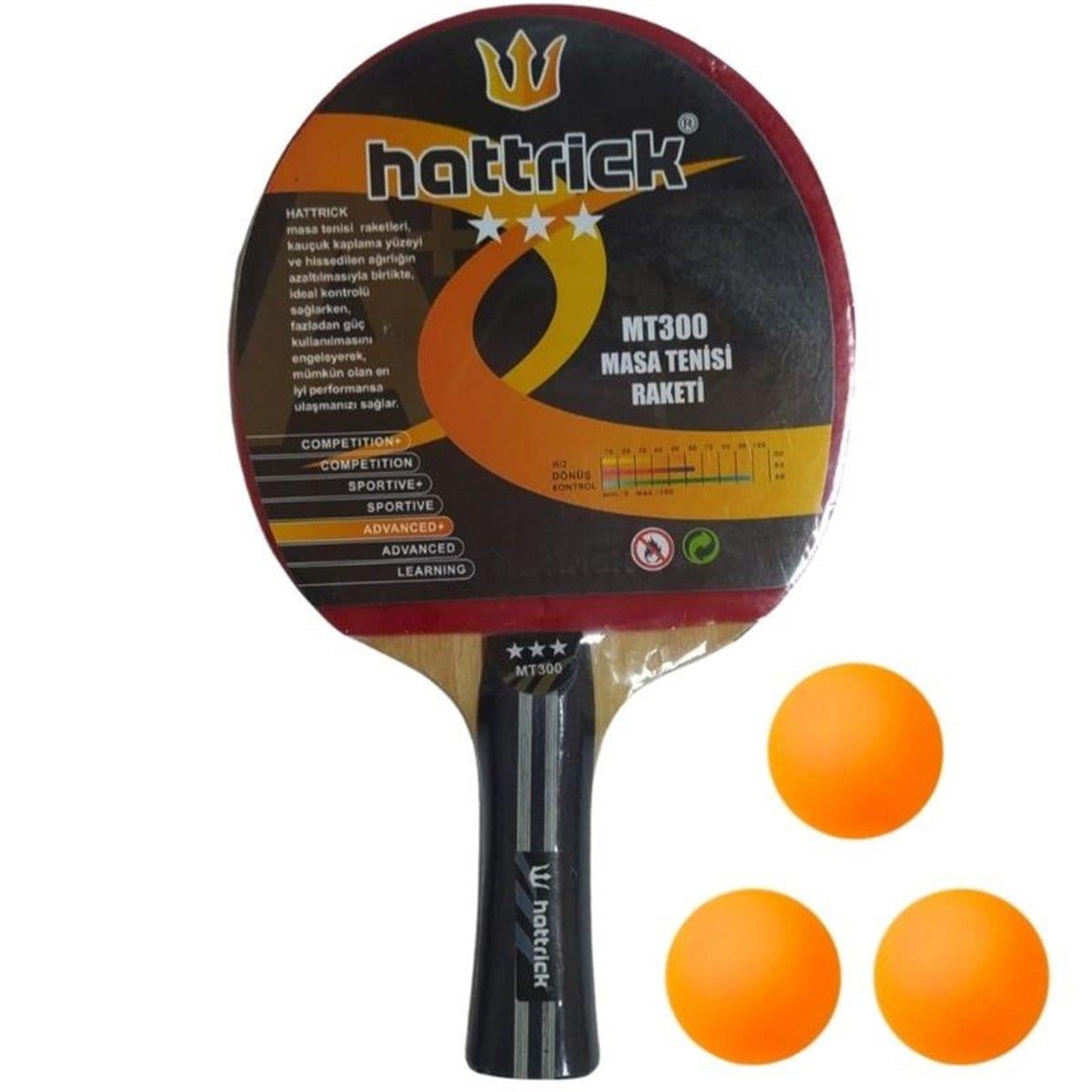 Hattrick SDT-2020 Masa Tenisi Raketi+Top - SDT-2020