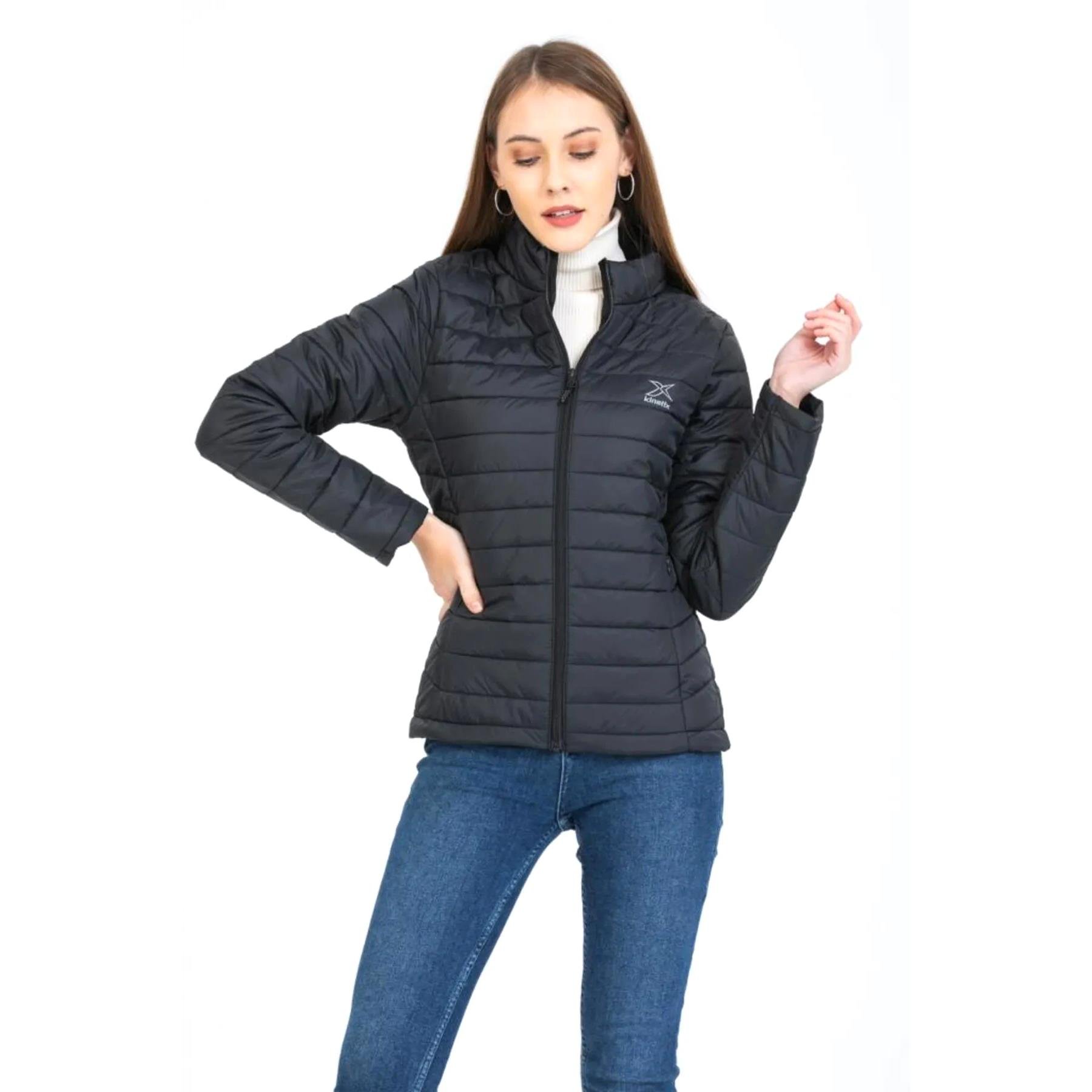 Kinetix Basıc Padded Coat Siyah Kadın Mont