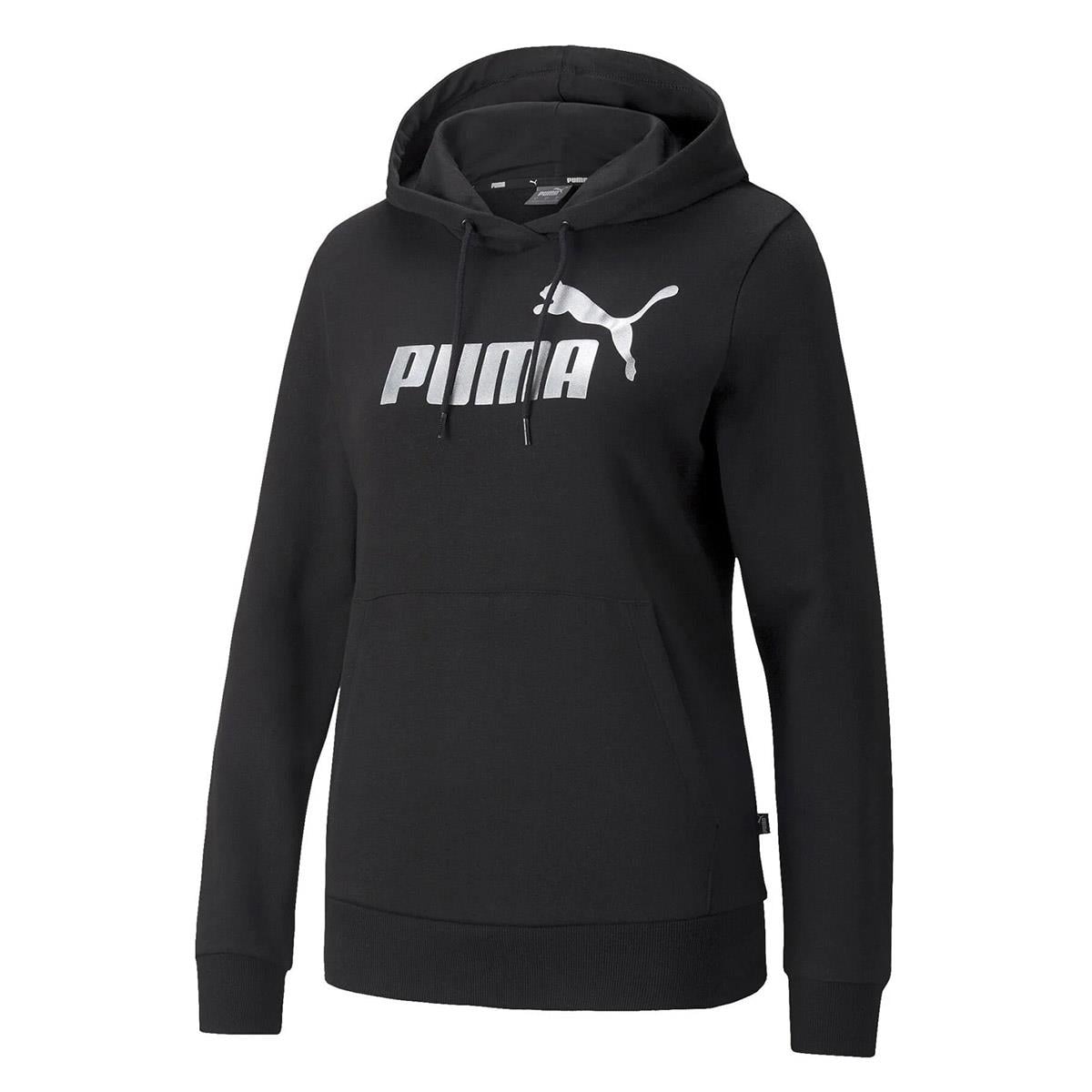 Puma ESS+ Metallic Logo  Hoodie Kadın Sweatshirt