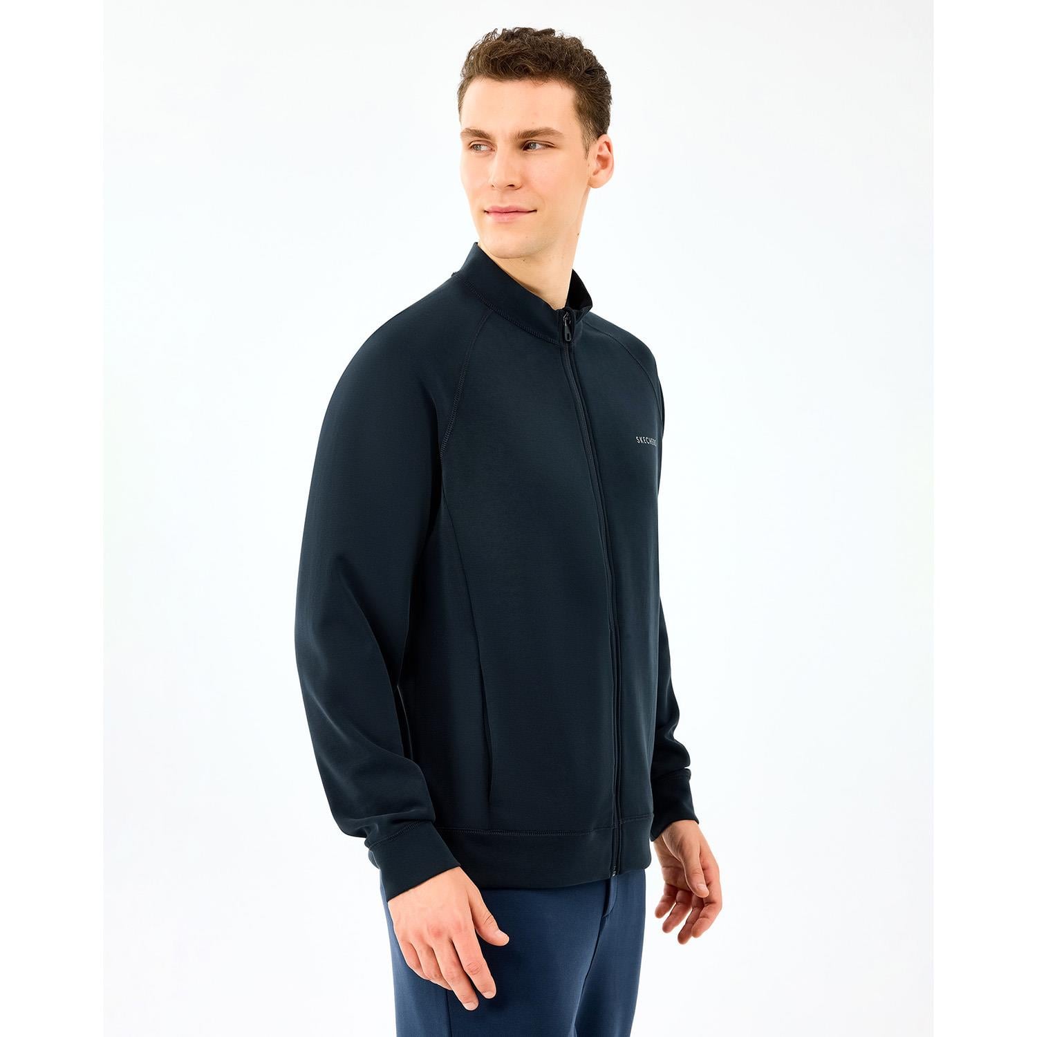 Skechers M Full Zip Regular Turttle Neck Erkek Ceket - S2510028