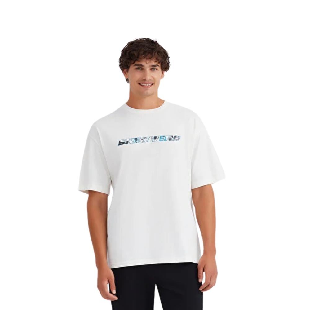 Skechers M Graphic Tee Crew Neck Erkek T-Shirt - S232151