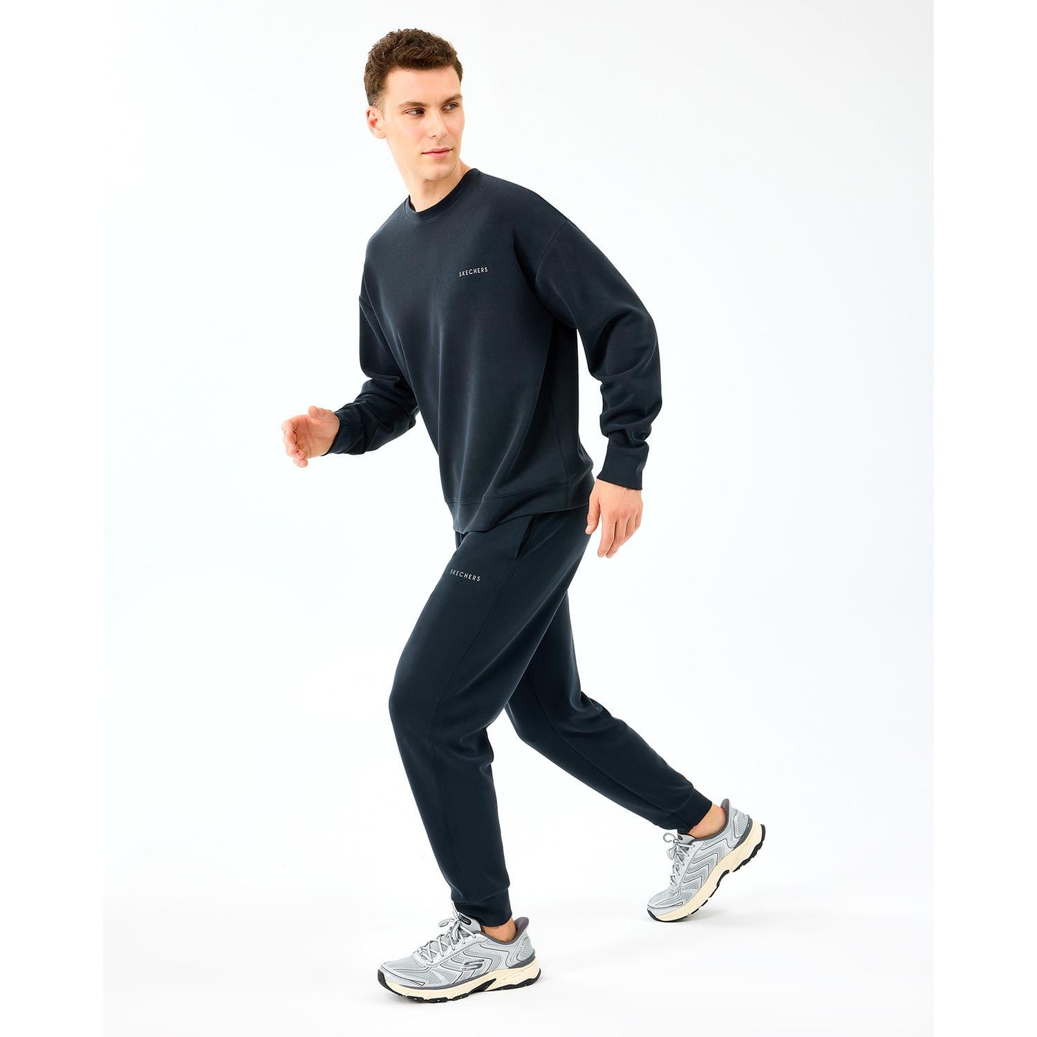 Skechers M Loose Crewneck Erkek Sweatshirt - S2510041