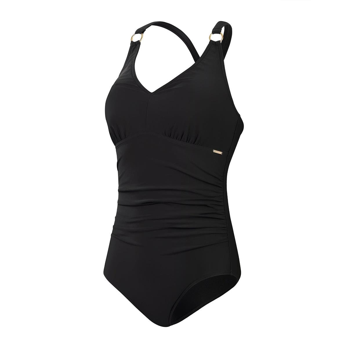 Speedo V-Neck One Piece Yüzücü Mayosu - 8-0037040001