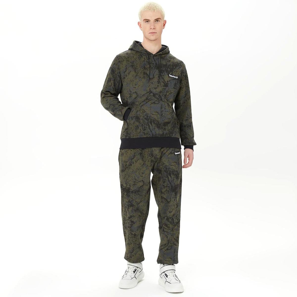Timberland All Over Printed Mountains Camo Erkek Eşofman Altı