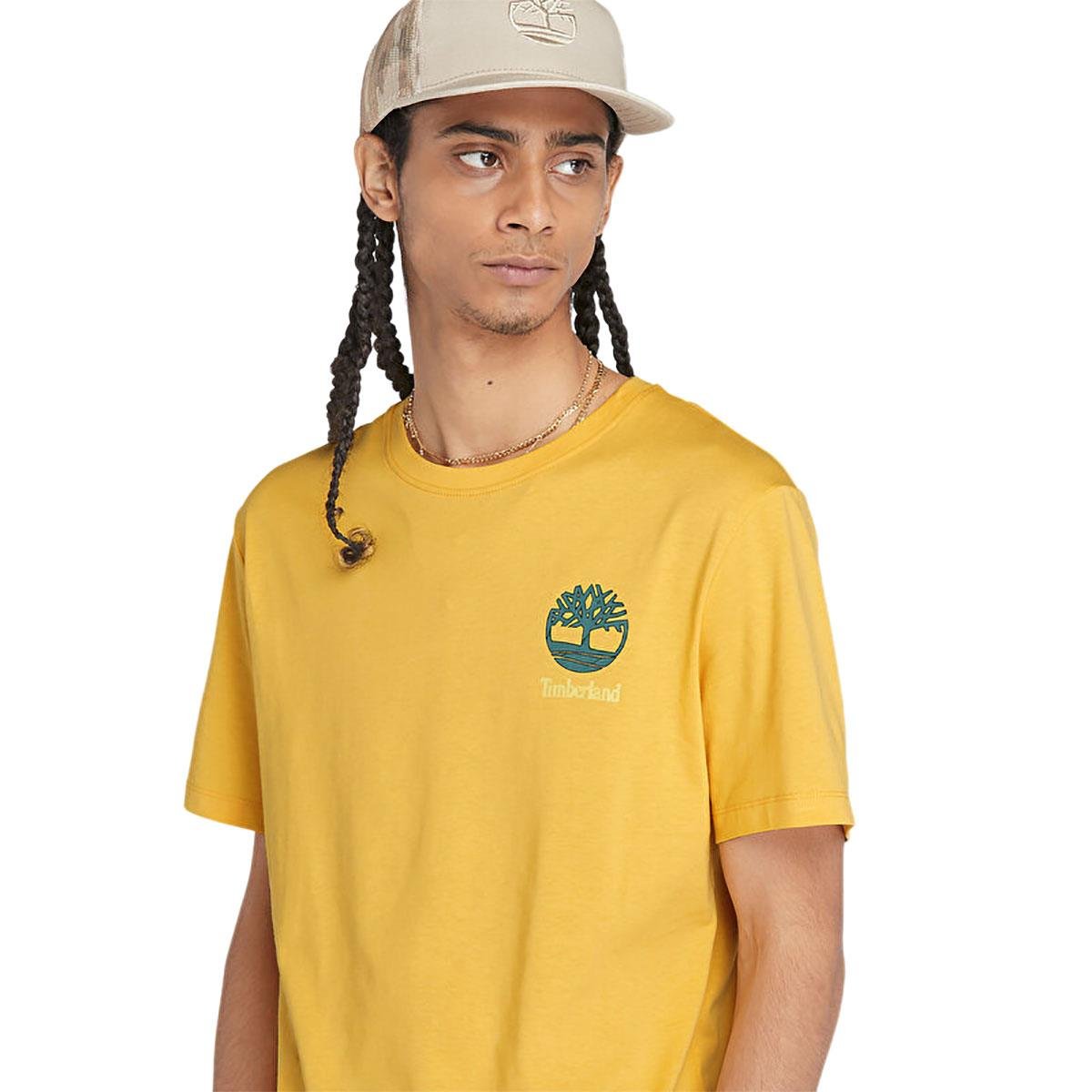 Timberland Back Graphic Short Sleeve Tee Erkek T-shirt
