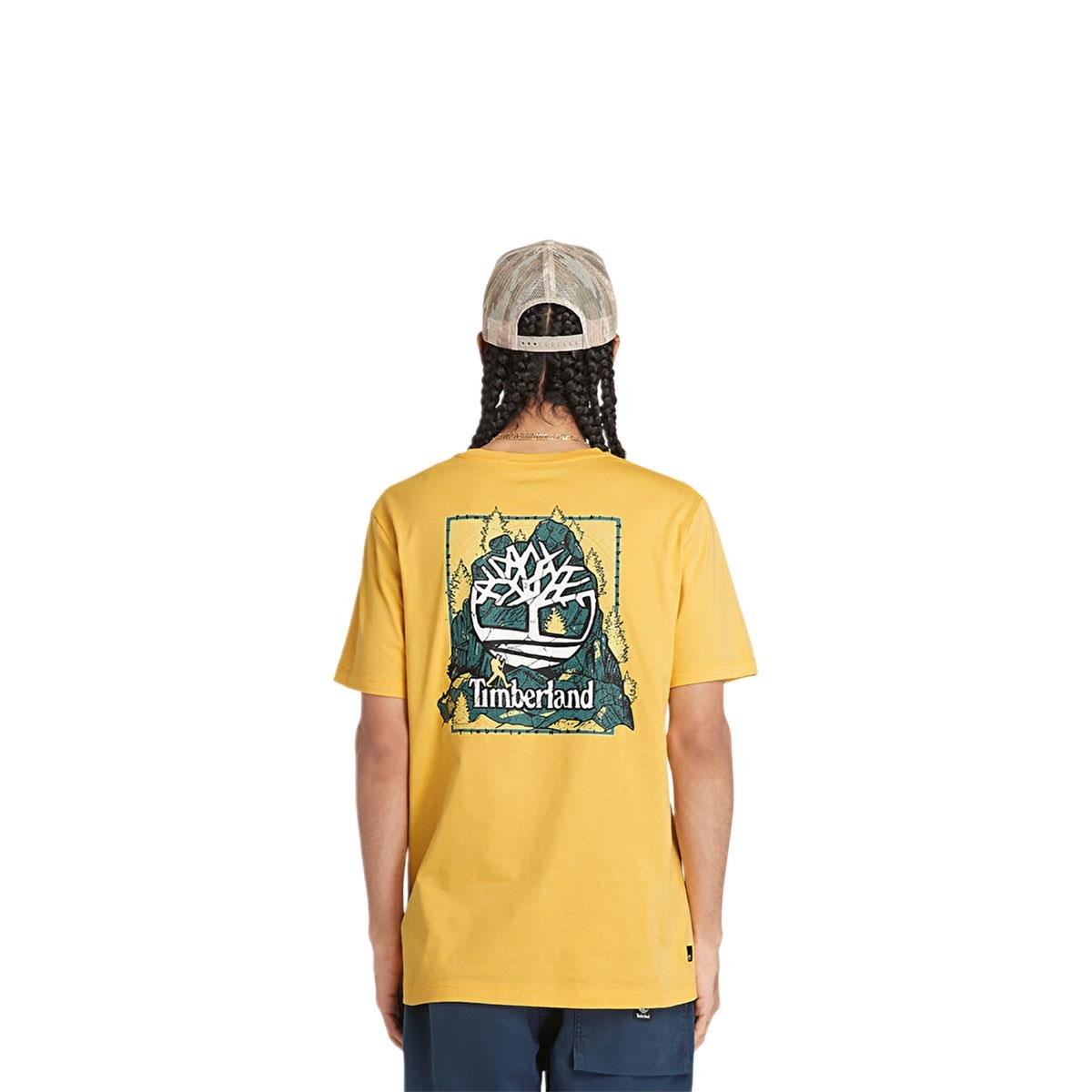 Timberland Back Graphic Short Sleeve Tee Erkek T-shirt