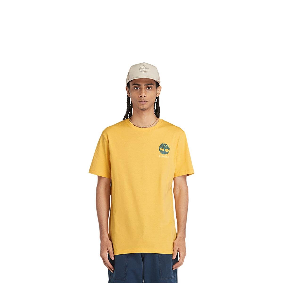 Timberland Back Graphic Short Sleeve Tee Erkek T-shirt