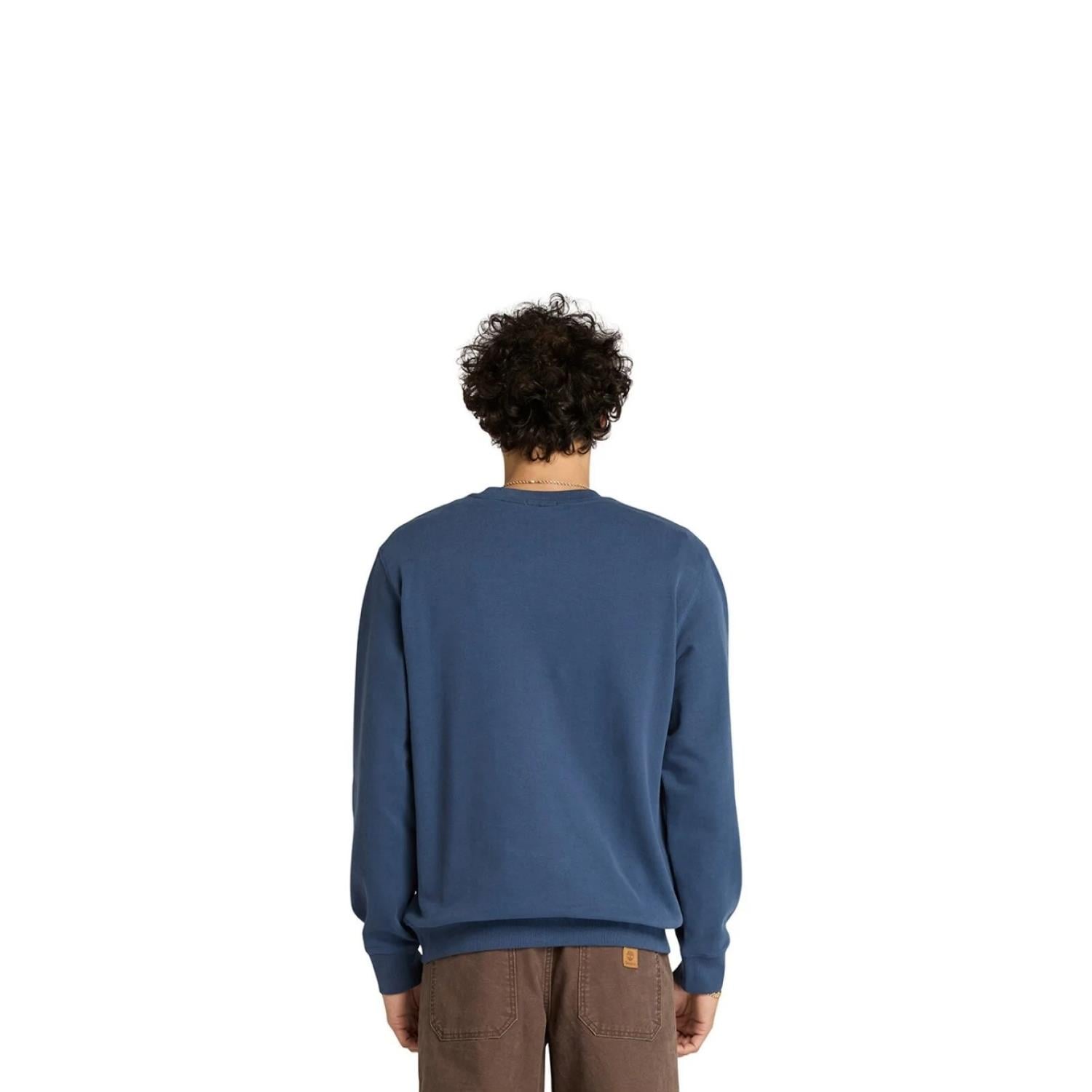 Timberland Tree Logo Patch Crewneck Erkek Sweatshirt - TB0A6HHKEYO1