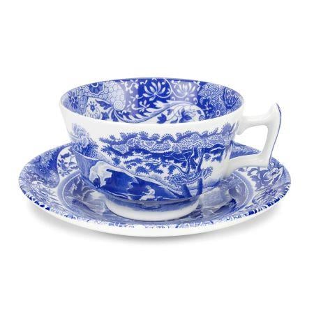 BLUE ITALIAN ÇAY FİNCANI VE TABAĞI