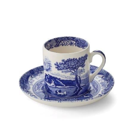 BLUE ITALIAN KAHVE FİNCANI VE TABAĞI