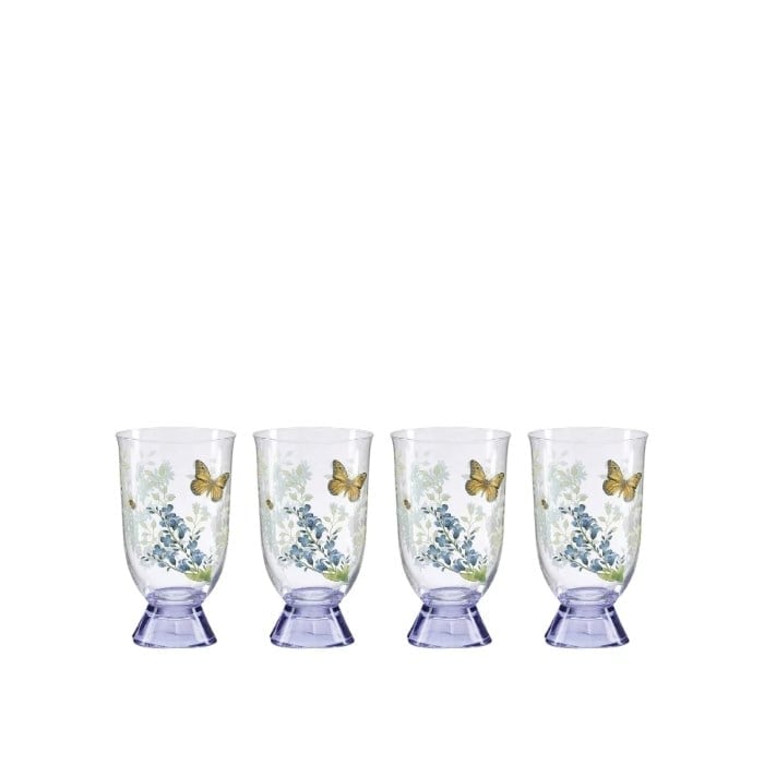 Butterfly Herbs Su/Meşrubat Bardağı 4'lü Set