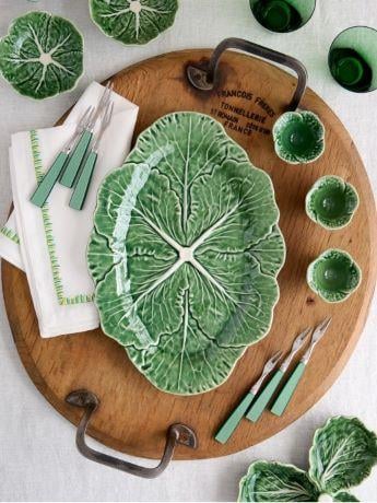 Cabbage Orta Kayık Tabak 37,5 cm