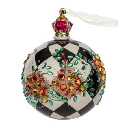 El Yapımı Taşlı Cam Süs (12 CM)