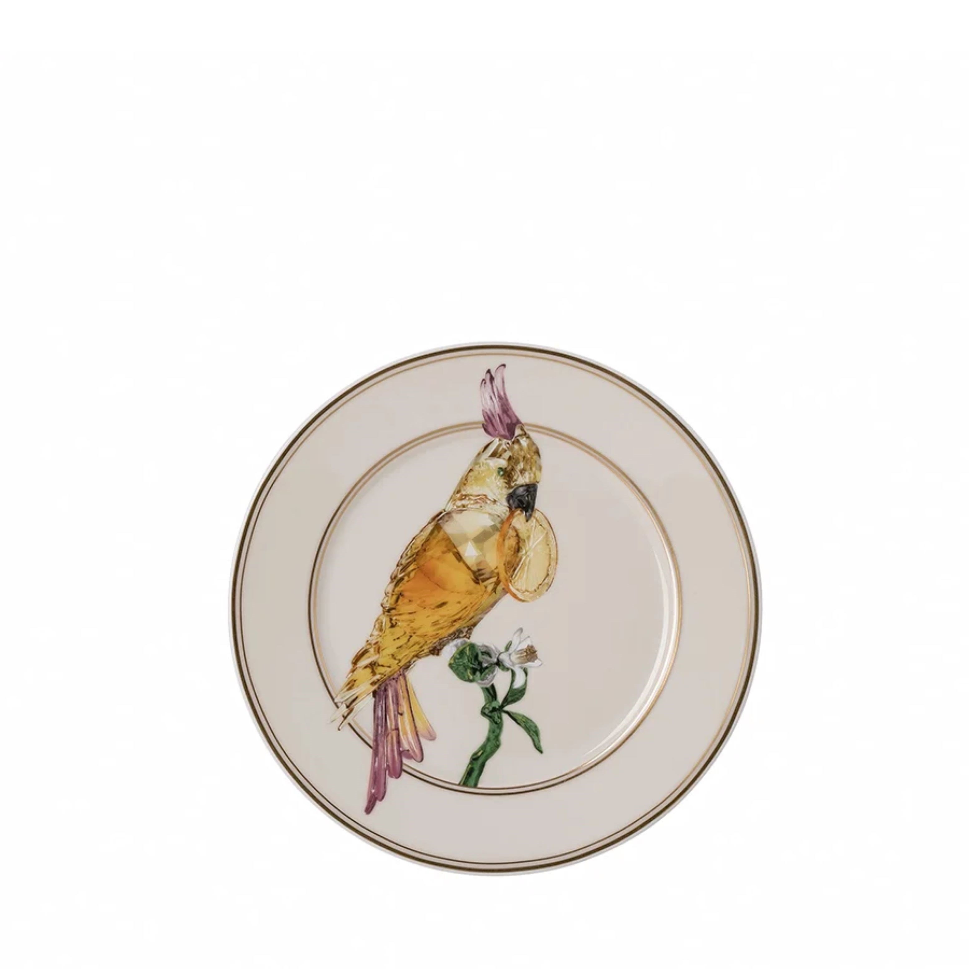 Idyllia Cockatoo Porselen Ekmek Tabağı 18 cm