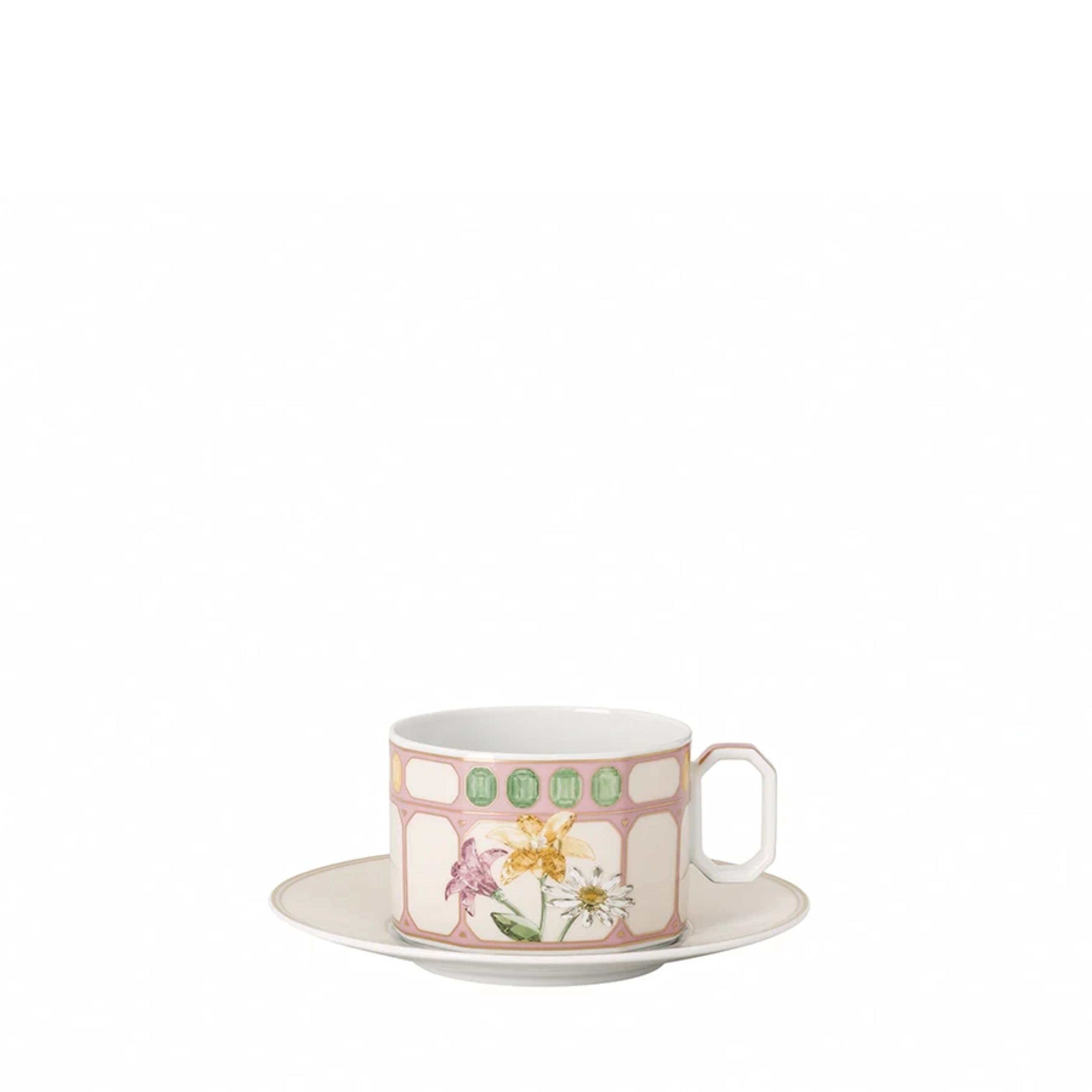 Idyllia Marshmallow Porselen Kahve/Çay Fincan ve Tabağı 0,26 L