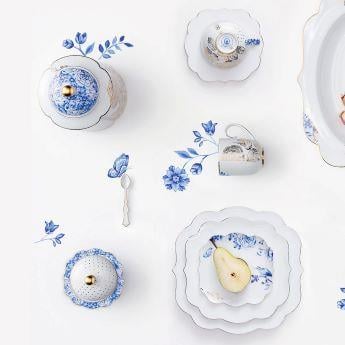 Mavi Beyaz Porselen Sütlük 260 Ml Royal White 