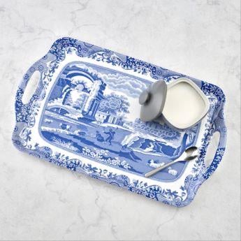 Pimpernel Blue Italian Büyük melamin tepsi