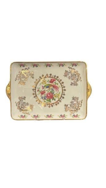 PORSELEN MİNİ TEPSİ BEYAZ