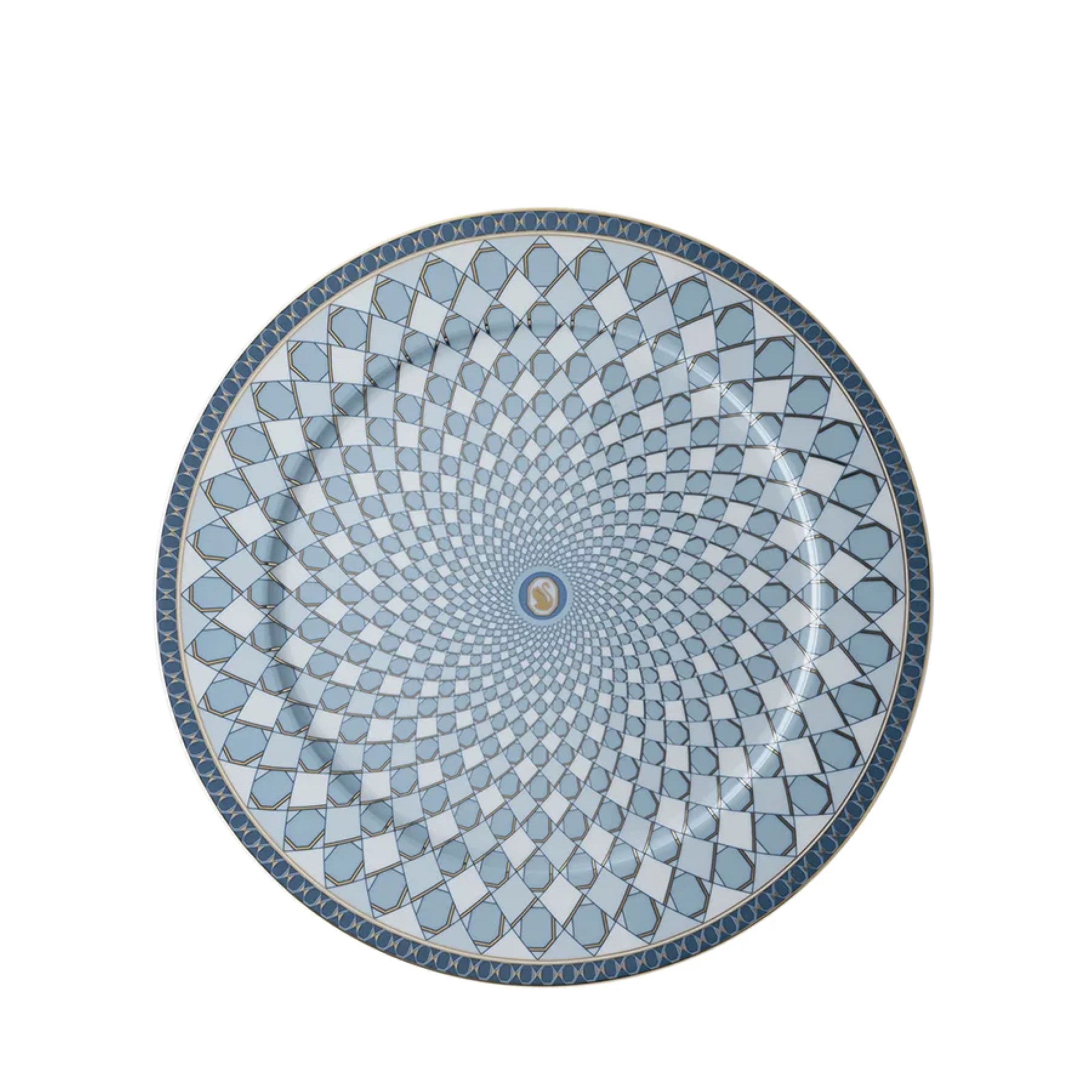 Signum Azure Mavi Porselen Servis Tabağı 33 cm