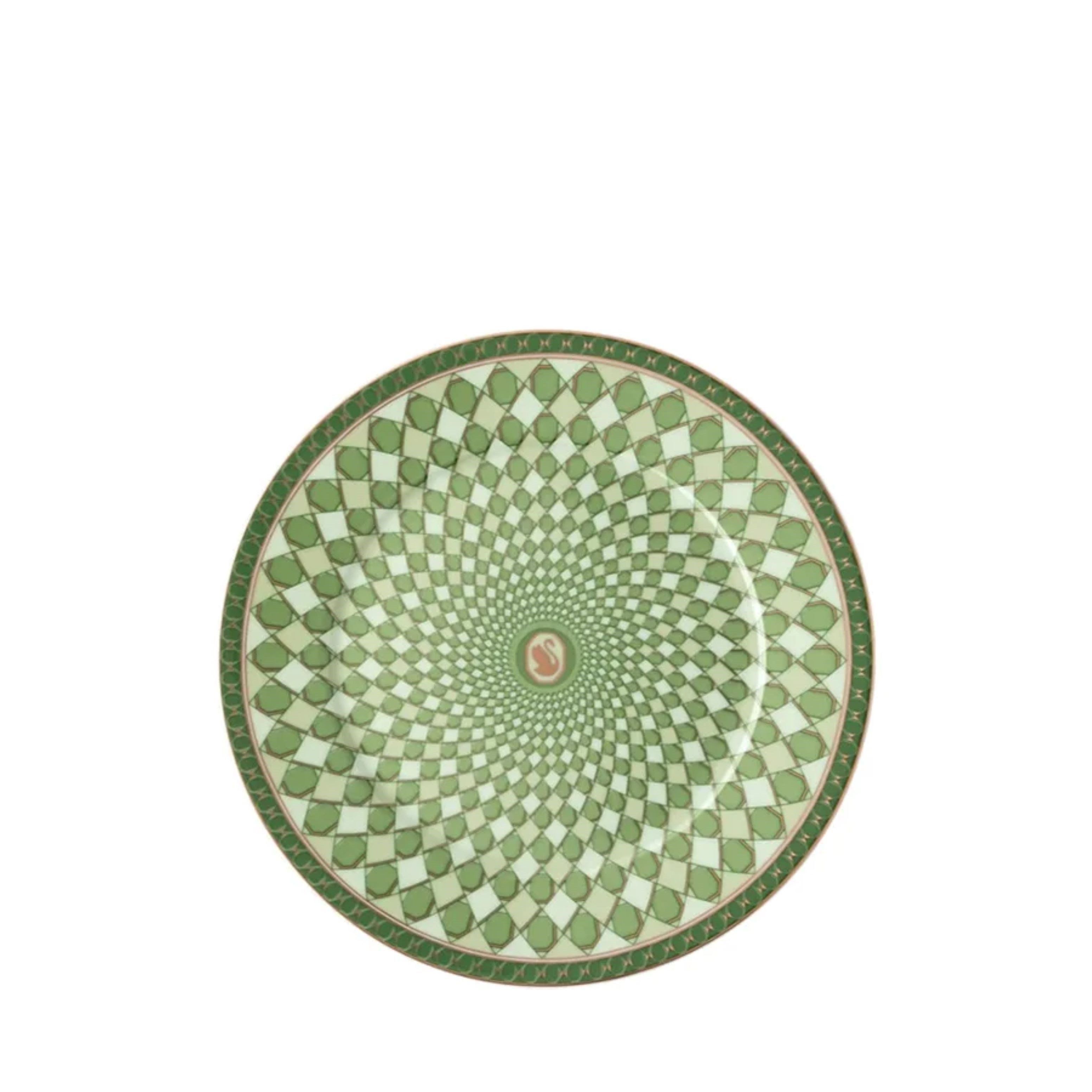Signum Fern Yeşil Porselen Ekmek Tabağı 18 cm