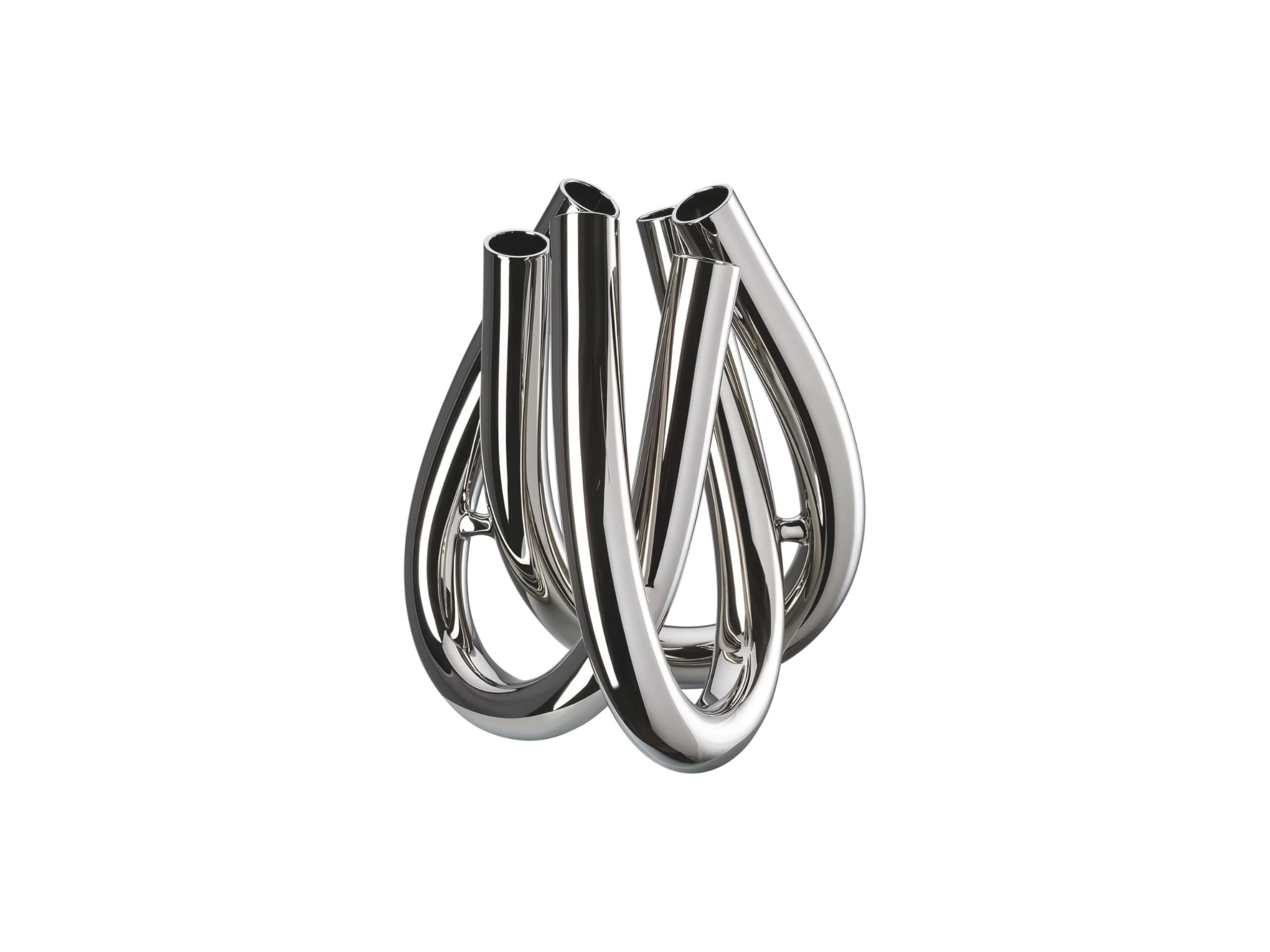 Triu Vazo 22 cm Silver