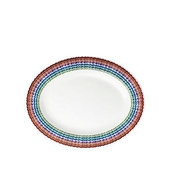 Waves Oval Servis Tabağı 23 cm