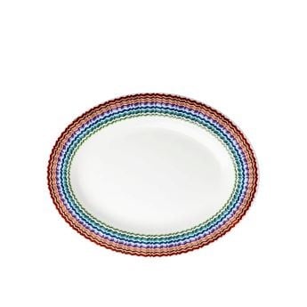 Waves Oval Servis Tabağı 36 cm
