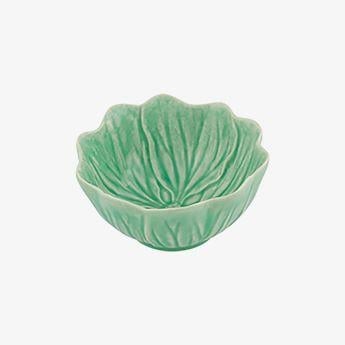Yeşil Seramik Servis Kasesi 12 Cm Flora 