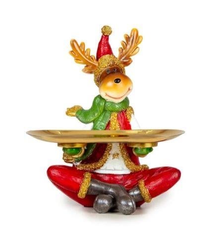 Yılbaşı Süsü Geyik Sunumluk (27 CM)