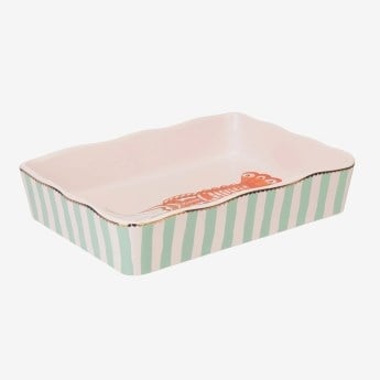Yvonne Ellen Beyaz Porselen Fırın Kabı 30X20x6,5 Cm YELRECRSTLOB