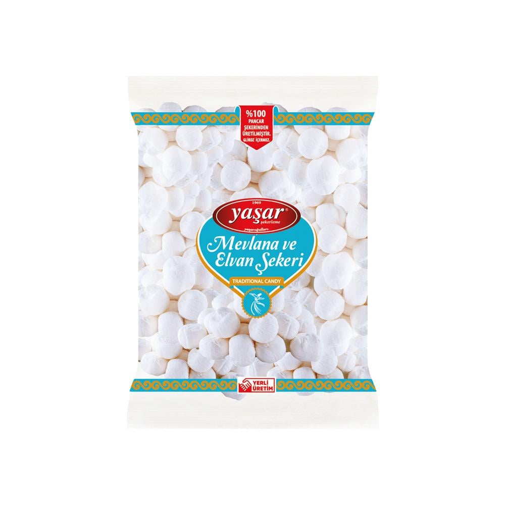 Beyaz Mini Bonbon Mevlana Şekeri