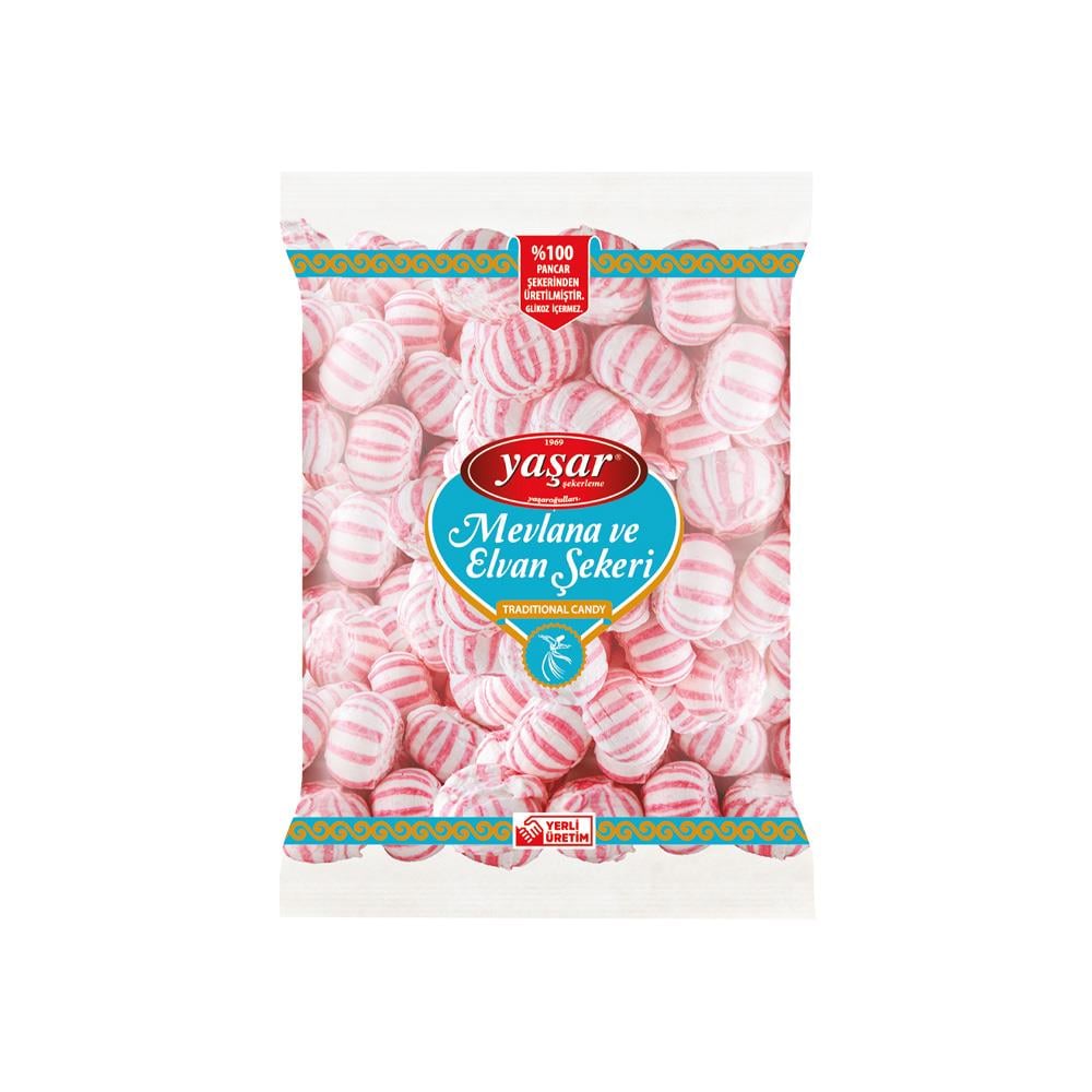 Çizgili Bonbon Mevlana Şekeri
