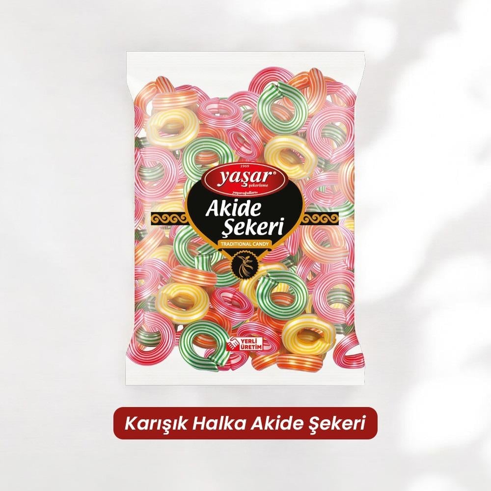 Karışık Halka Akide Şekeri