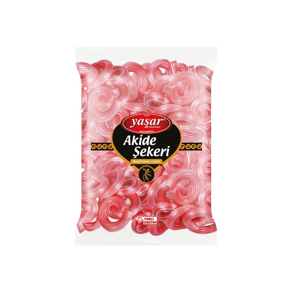 Kırmızı Beyaz Halka Akide Şekeri